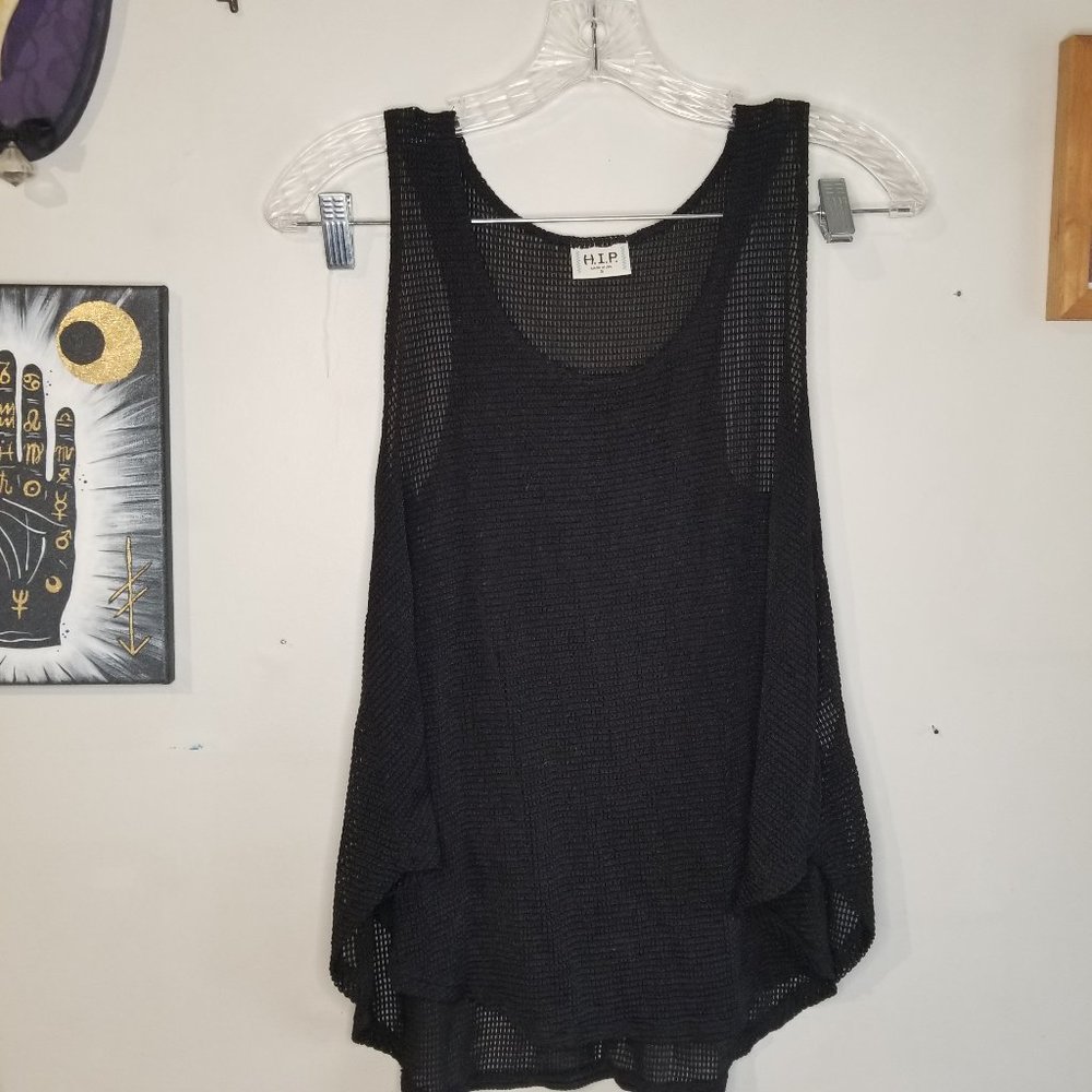 y2k 90s Style Throwback Mesh Tank Size Small
